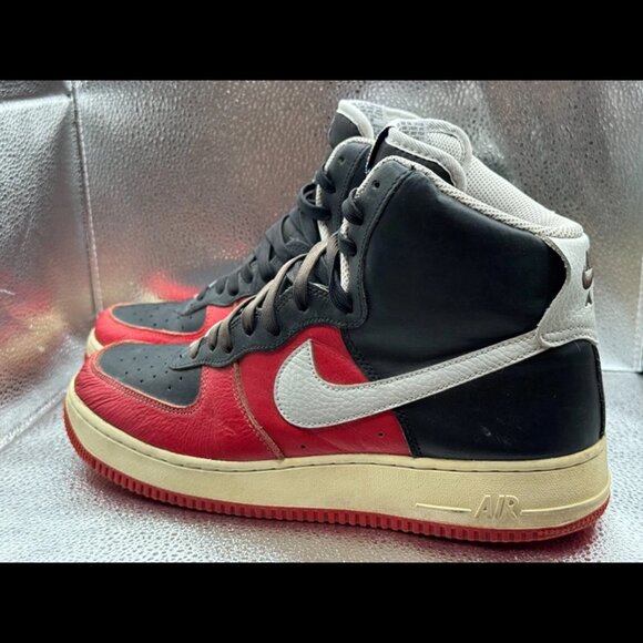 Size10 Nike NBA Air Force 1 Mens High Top 75th Anniversary Trail Blazers Sneaker - Picture 4 of 9